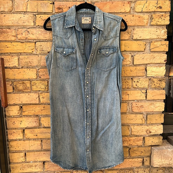Polo by Ralph Lauren Jean Vest - Picture 1 of 6